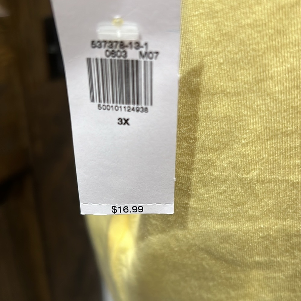 NWT Yellow Tee - Picture 3 of 3